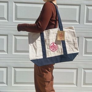 Trader Joe’s Large Navy Canvas Tote Bag